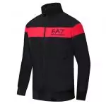 emporio armani veste automne  hiver ea7 logo noir rouge